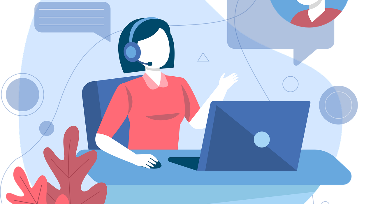 Free Call Center Customer Service vector and picture