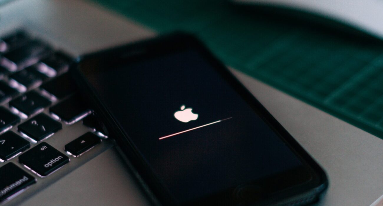 iPhone charging on MacBook