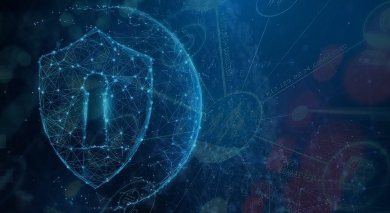 Free cybersecurity digital security illustration