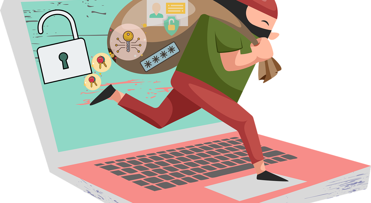 Free cybersecurity computer security hacking vector