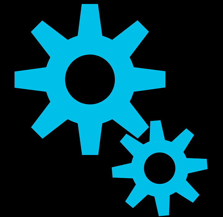 Free engine gears cogs vector